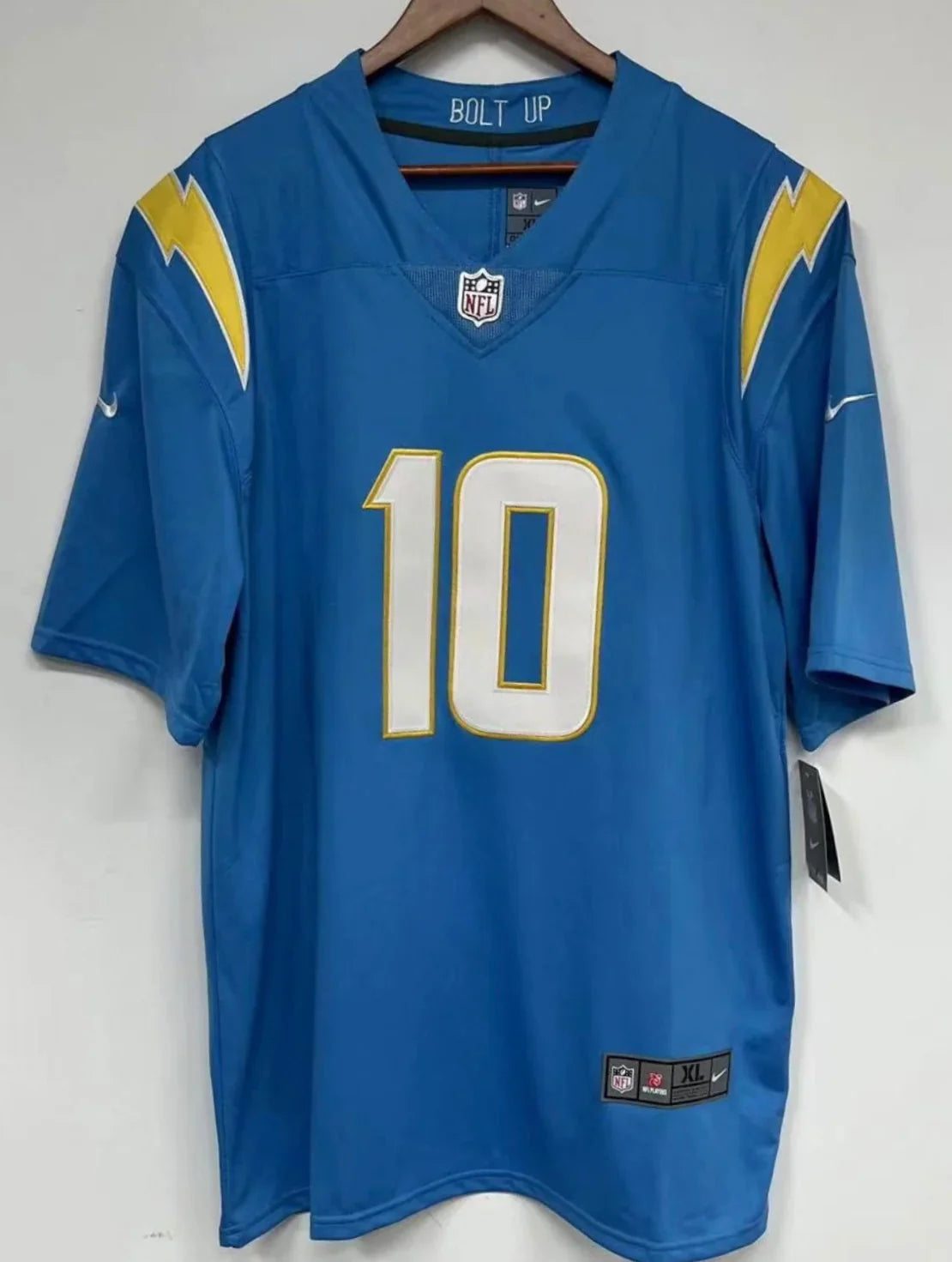 Justin Herbert Los Angeles Chargers Jersey product image 2, provided for visual reference and product detail review