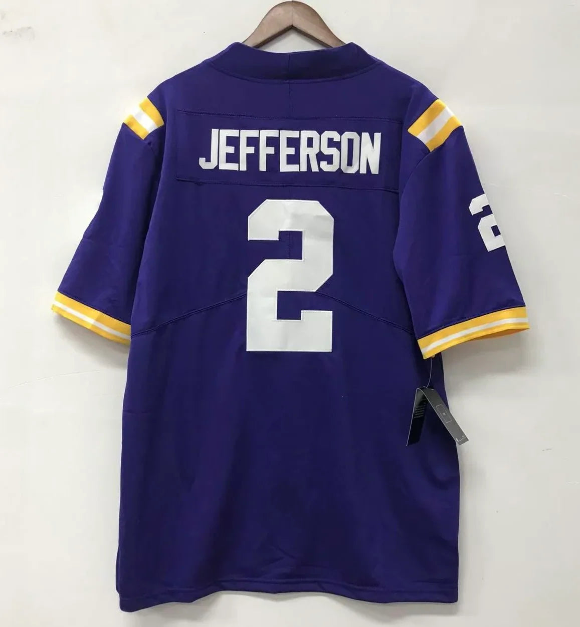 Justin Jefferson LSU Tigers Jersey product image 1, provided for visual reference and product detail review