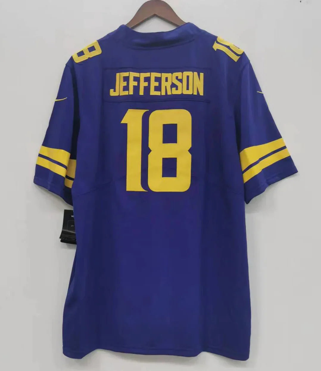 Justin Jefferson Minnesota Vikings Color Rush Jersey Nike product image 1, provided for visual reference and product detail