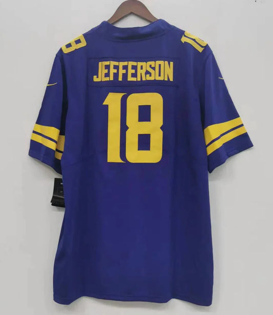 Justin Jefferson Minnesota Vikings Color Rush Jersey Nike product image 1, provided for visual reference and product detail