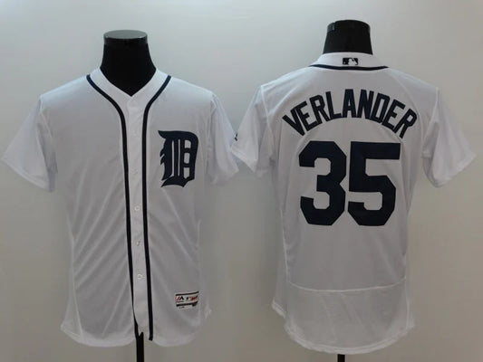 Justin Verlander Detroit Tigers Jersey White product image 1, provided for visual reference and product detail review
