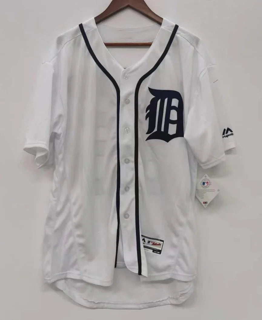 Justin Verlander Detroit Tigers Jersey White product image 3, provided for visual reference and product detail review