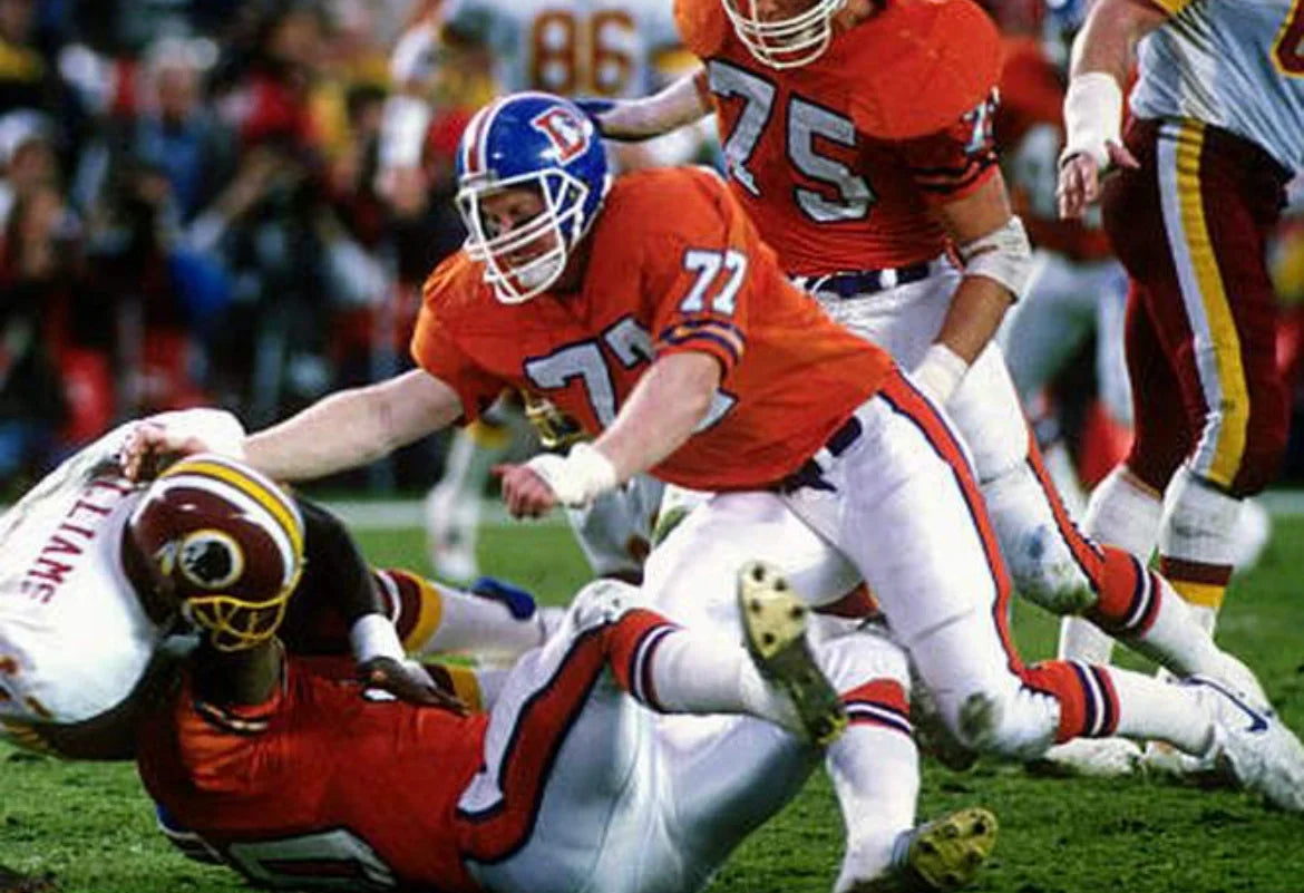 Karl Mecklenburg Denver Broncos NFL Mitchell & Ness Jersey product image 3, provided for visual reference and product detail