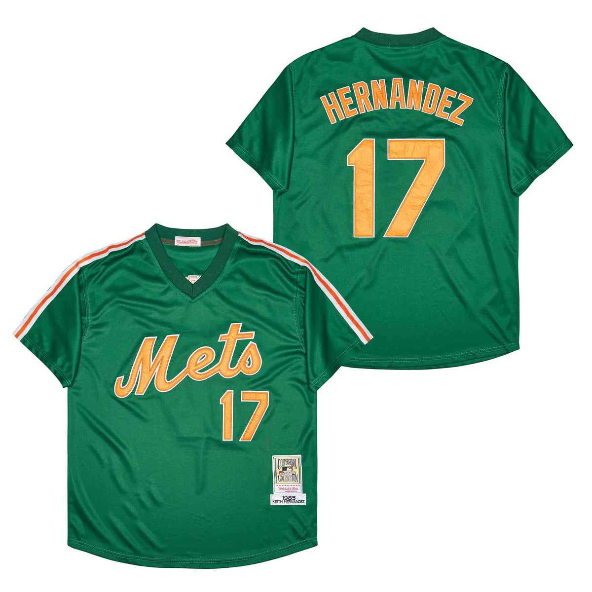 Keith Hernandez New York Mets Jersey Mitchell & Ness St. Patrick’s Day green product image 1, provided for visual reference