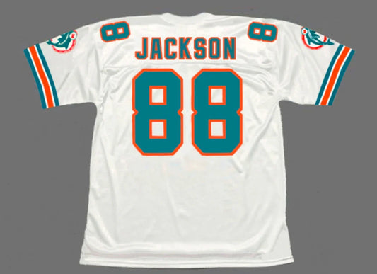 Keith Jackson 1994 Miami Dolphins NFL Mitchell & Ness Jersey product image 1, provided for visual reference and product