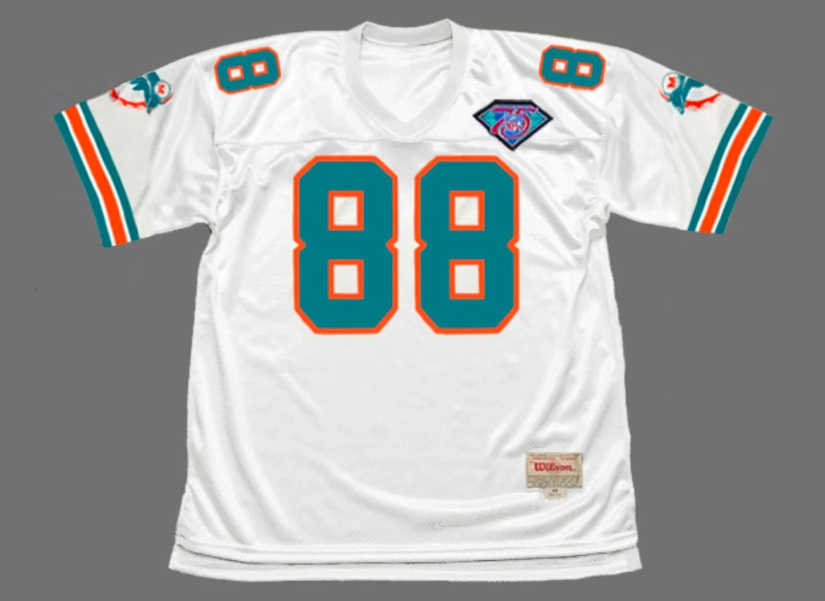 Keith Jackson 1994 Miami Dolphins NFL Mitchell & Ness Jersey product image 2, provided for visual reference and product