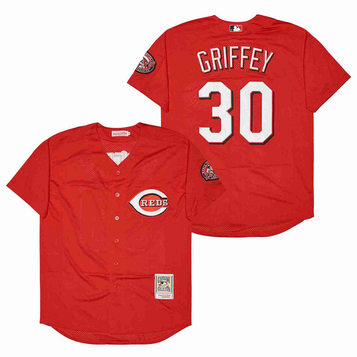 Ken Griffey Jr. Cincinnati Reds Jersey Mitchell & Ness product image 1, provided for visual reference and product detail
