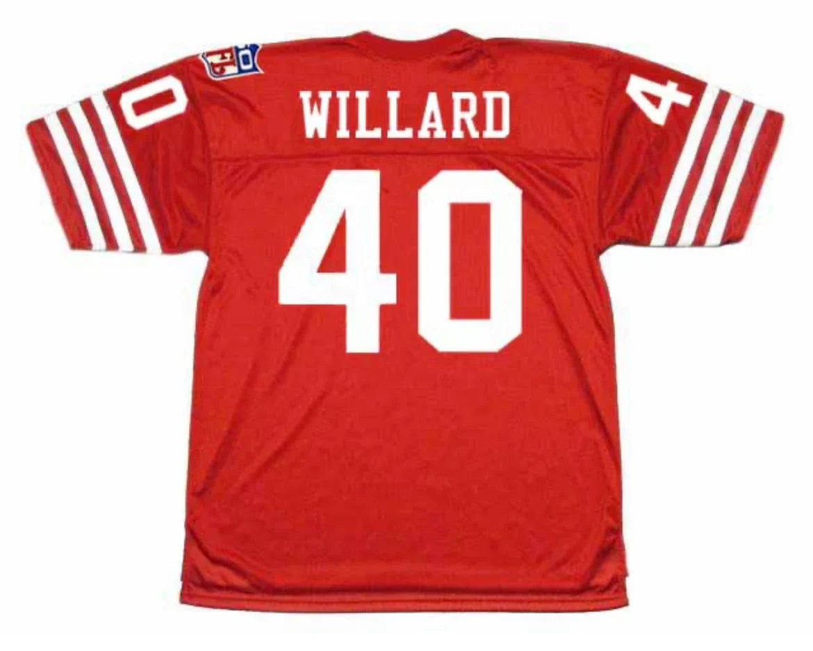 Ken Willard 1969 San Francisco 49ers Jersey Mitchell & Ness product image 1, provided for visual reference and product