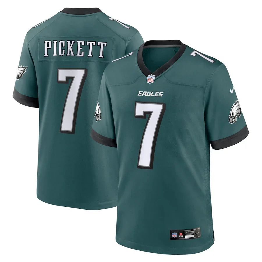 Kenny Pickett Philadelphia Eagles official NFL Jersey NIKE product image 1, provided for visual reference and product detail
