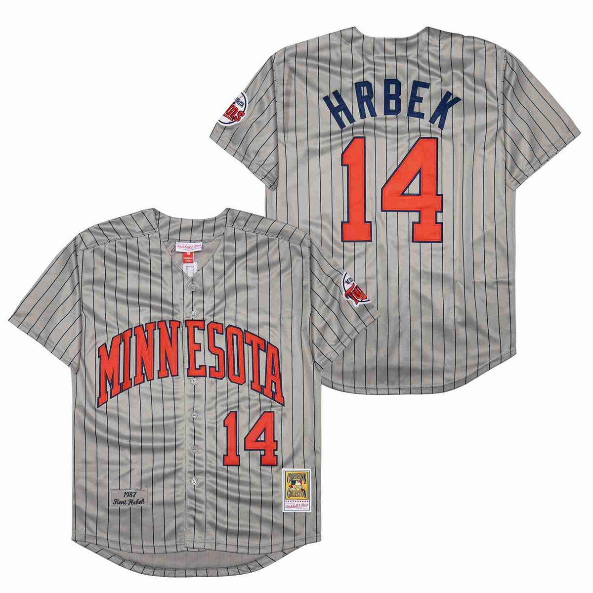 Kent Hrbek Minnesota Twins Jersey 1987 Mitchell & Ness product image 1, provided for visual reference and product detail