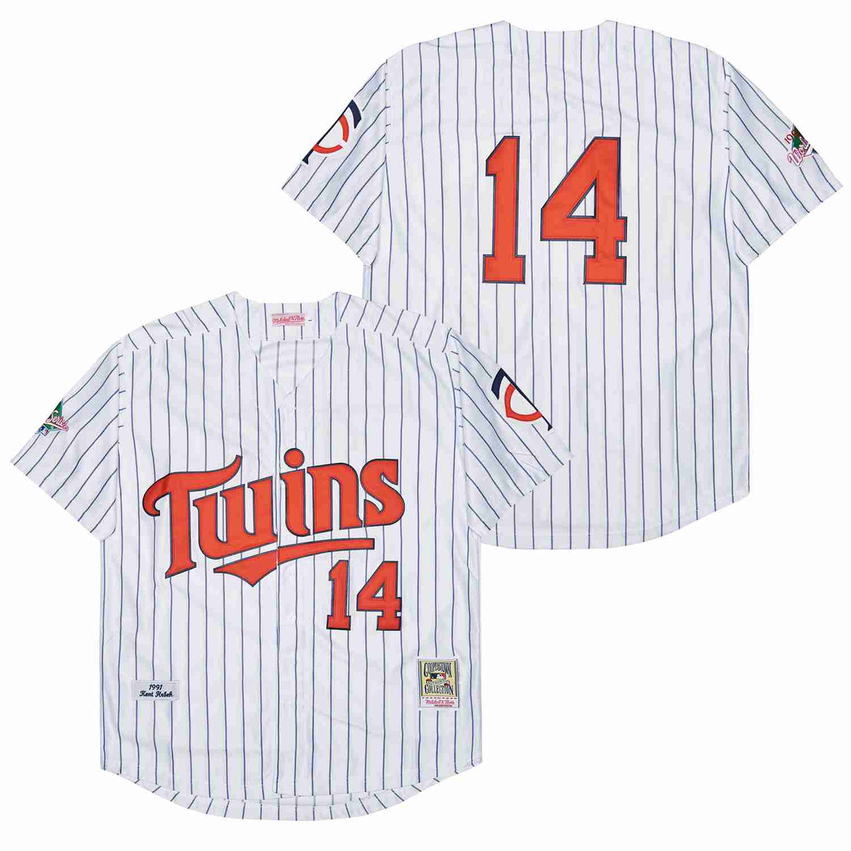 Kent Hrbek Minnesota Twins Jersey 1991 Mitchell & Ness product image 1, provided for visual reference and product detail