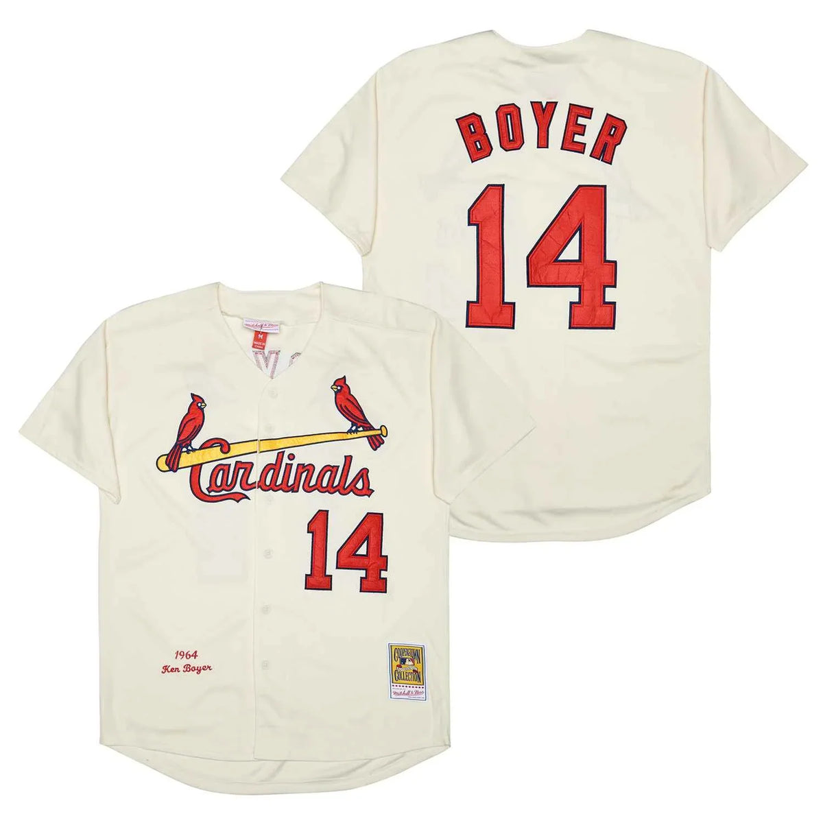 Ken Boyer St. Louis Cardinals 1964 Mitchell & Ness product image 1, provided for visual reference and product detail review