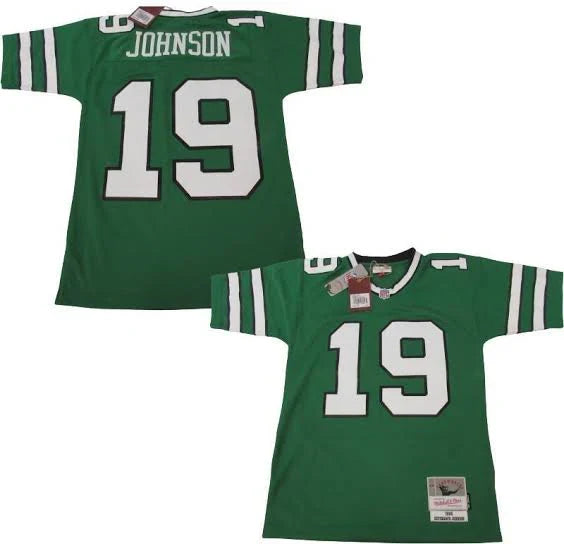 Keyshawn Johnson New York Jets Official NFL Mitchell & Ness Jersey product image 1, provided for visual reference and