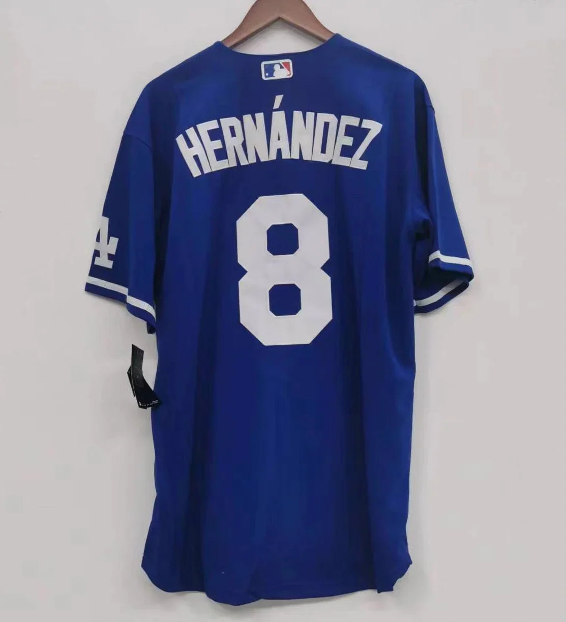 Kike Enrique Hernandez Los Angeles Dodgers Jersey blue product image 2, provided for visual reference and product detail