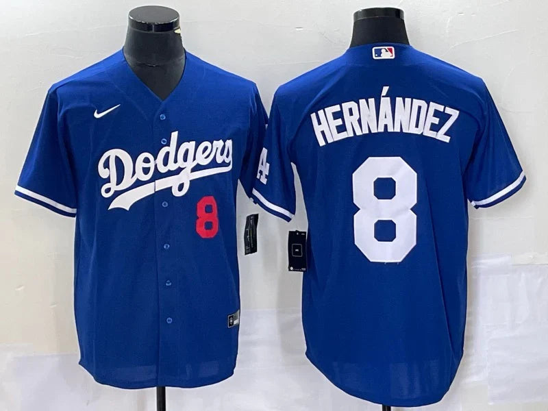 Kike Enrique Hernandez Los Angeles Dodgers Jersey blue product image 1, provided for visual reference and product detail