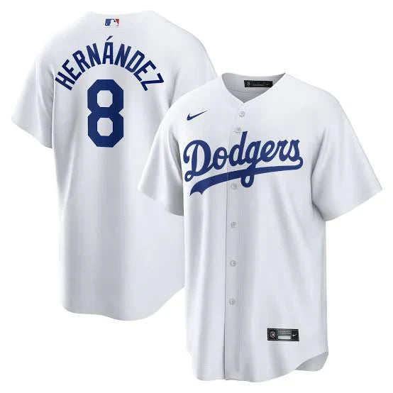 Kike Hernandez Los Angeles Dodgers Official MLB Nike Jersey gray product image 1, provided for visual reference and product