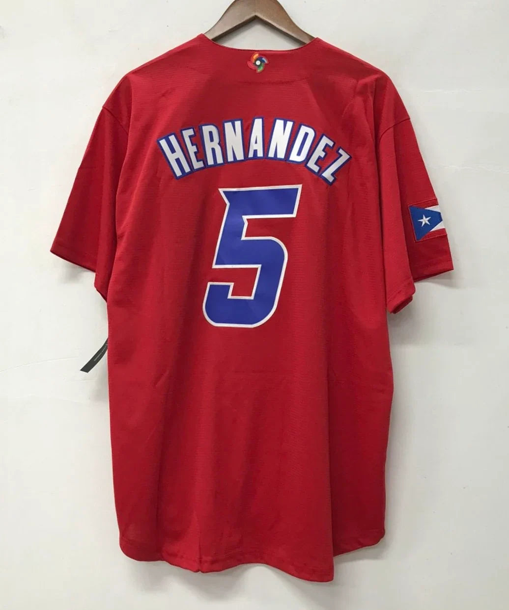 Kike Enrique Hernández Kike Puerto Rico jersey Nike product image 2, provided for visual reference and product detail review