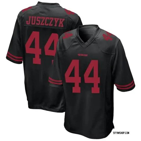 Kyle Jusczcyk San Francisco 49ers Official NFL Nike Jersey black product image 1, provided for visual reference and product