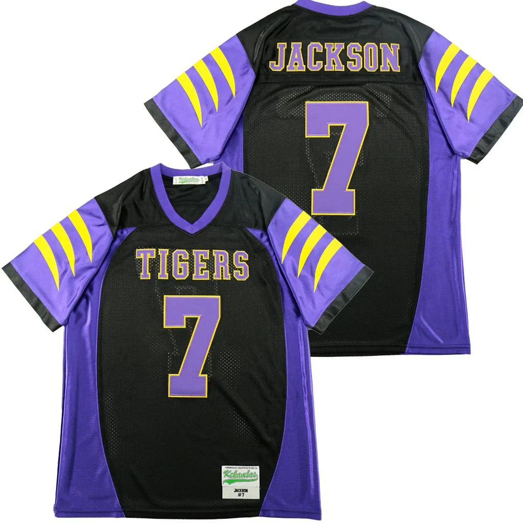 Lamar Jackson High School Jersey Boynton Beach Florida white product image 1, provided for visual reference and product
