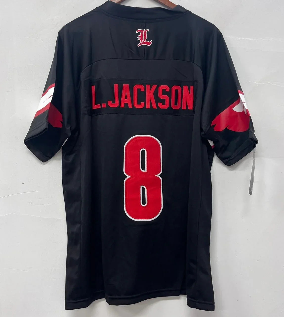 Lamar Jackson Louisville Cardinals Jersey Black Adidas product image 1, provided for visual reference and product detail
