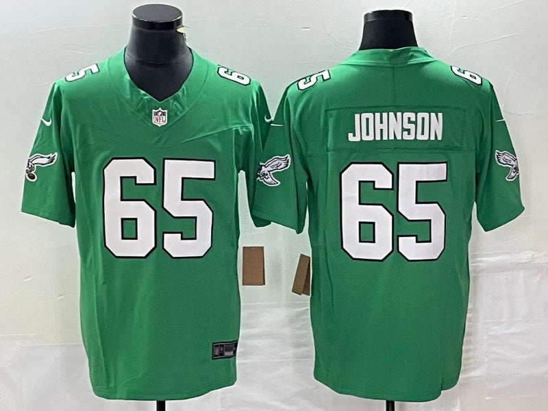 Lane Johnson Philadelphia Eagles Nike NFL Jersey Kelly Green product image 1, provided for visual reference and product