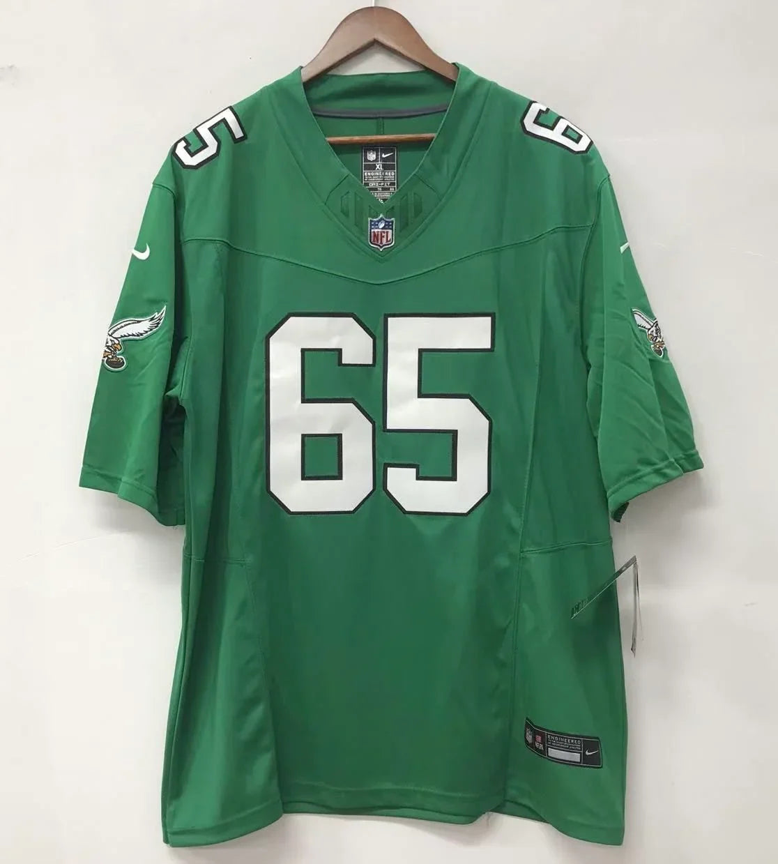 Lane Johnson Philadelphia Eagles Nike NFL Jersey Kelly Green product image 3, provided for visual reference and product