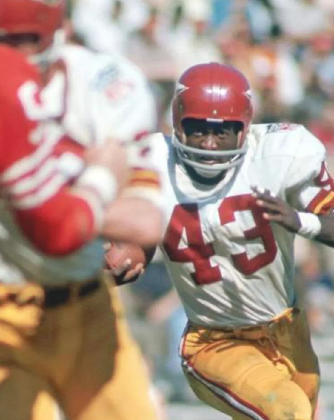 Larry Brown 1969 Washington Redskins Commanders Official NFL Mitchell & Ness Jersey White product image 3, provided for