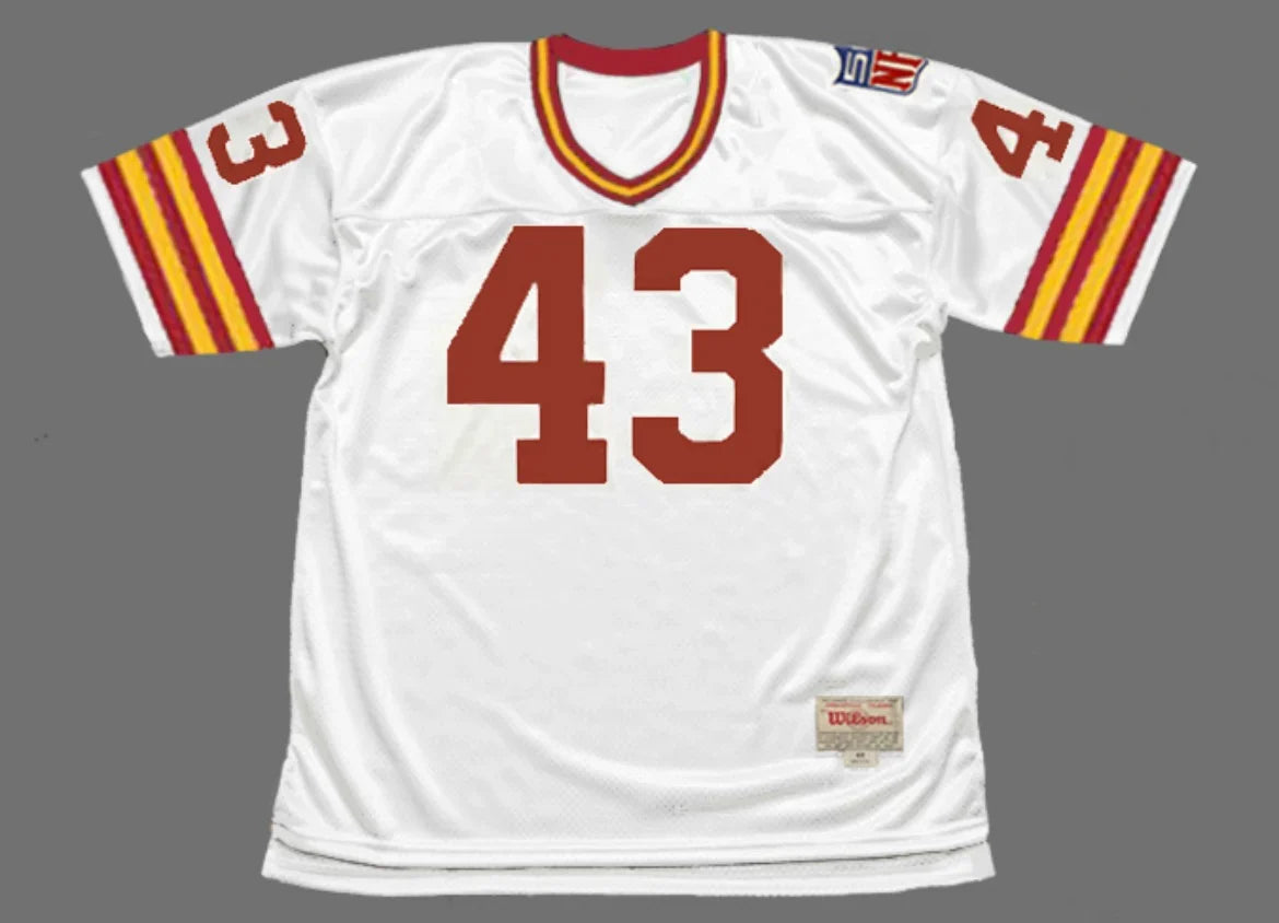 Larry Brown 1969 Washington Redskins Commanders Official NFL Mitchell & Ness Jersey White product image 2, provided for