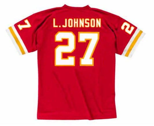 Larry Johnson Kansas City Chiefs NFL Mitchell & Ness Jersey product image 1, provided for visual reference and product