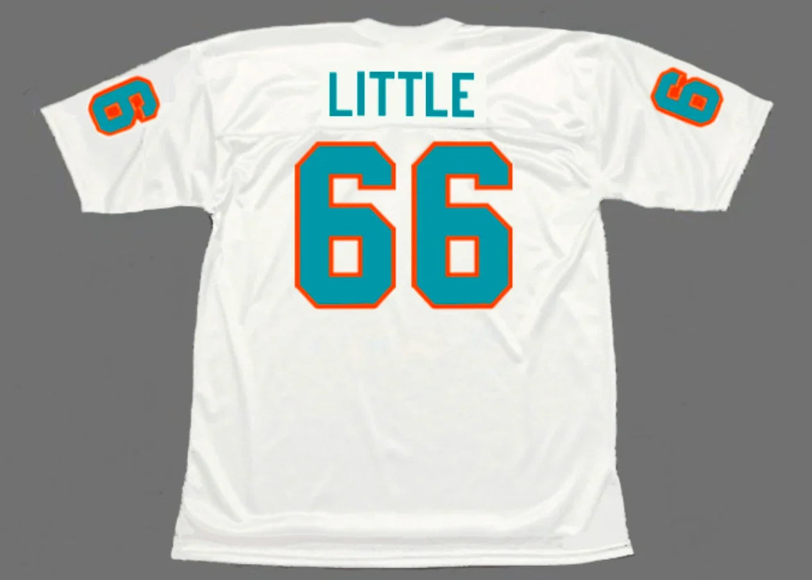 Larry Little Miami Dolphins NFL Mitchell & Ness Jersey product image 1, provided for visual reference and product detail
