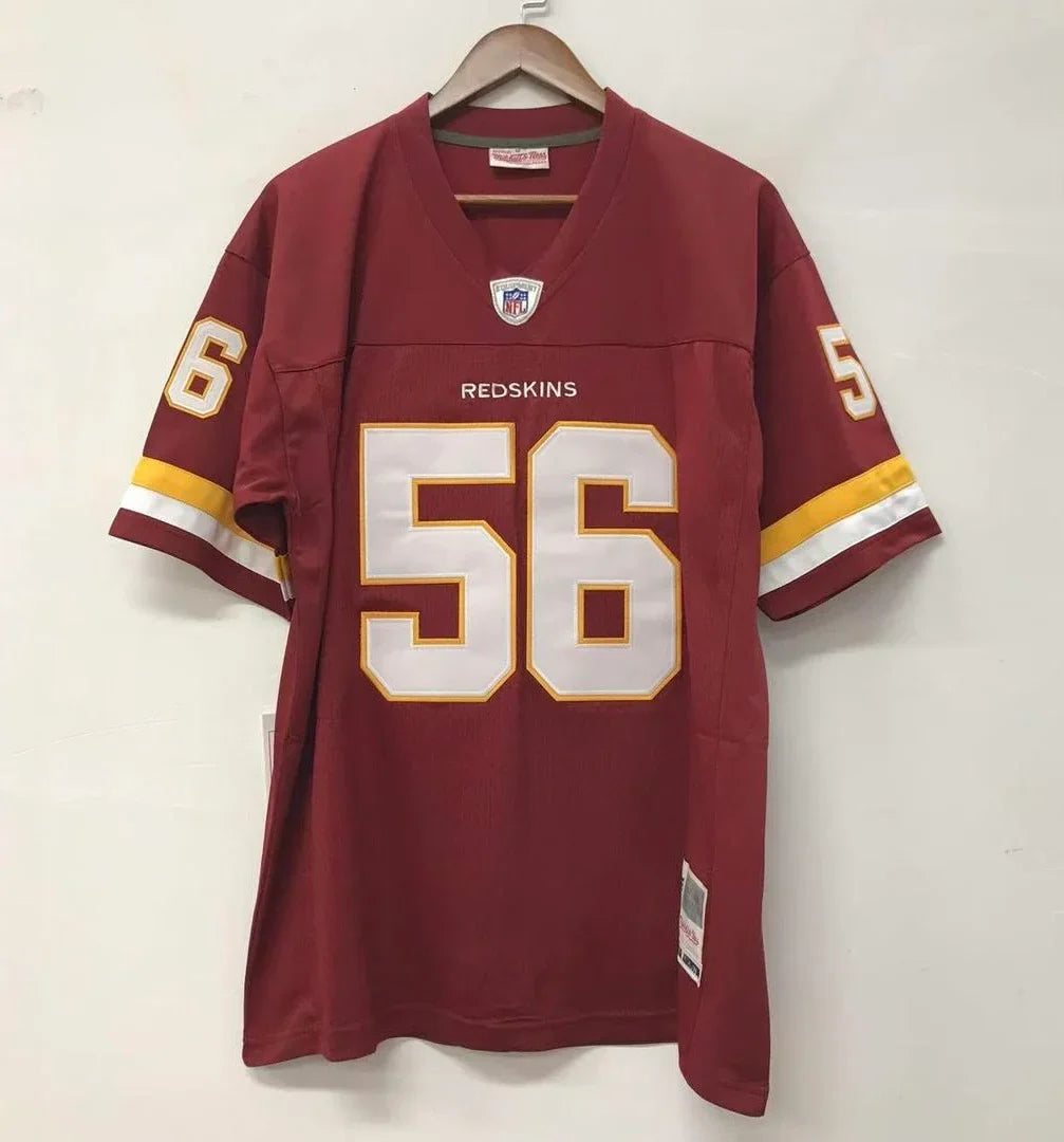 Lavar Arrington Washington Redskins Official NFL Mitchell & Ness Jersey product image 2, provided for visual reference and