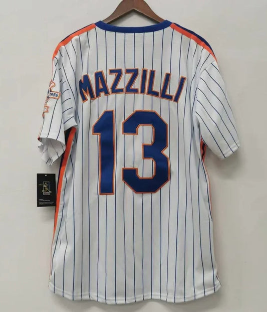 1986 Lee Mazzilli New York Mets MLB Jersey Mitchell & Ness product image 1, provided for visual reference and product detail