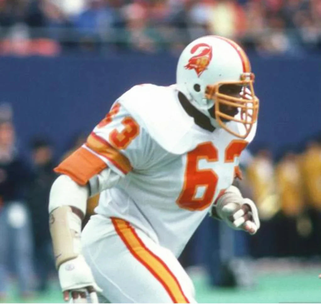 Lee Roy Selmon Tampa Bay Buccaneers NFL Jersey Mitchell & Ness white product image 4, provided for visual reference and