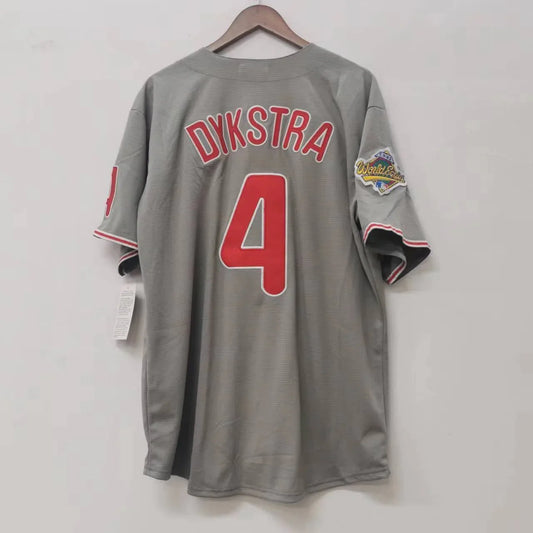 Lenny Dykstra Philadelphia Phillies 1993 World Series Jersey Mitchell & Ness product image 1, provided for visual reference