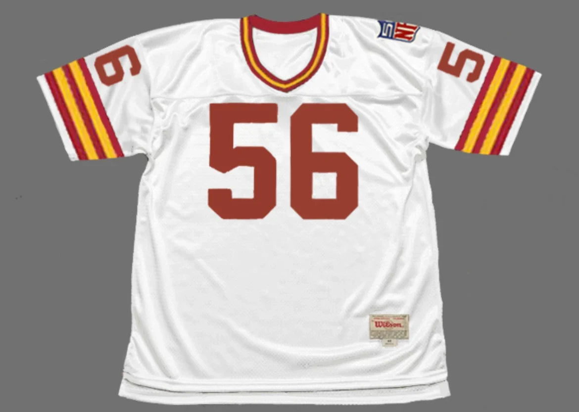 Len Hauss 1969 Washington Redskins Commanders Official NFL Mitchell & Ness Jersey White product image 2, provided for visual