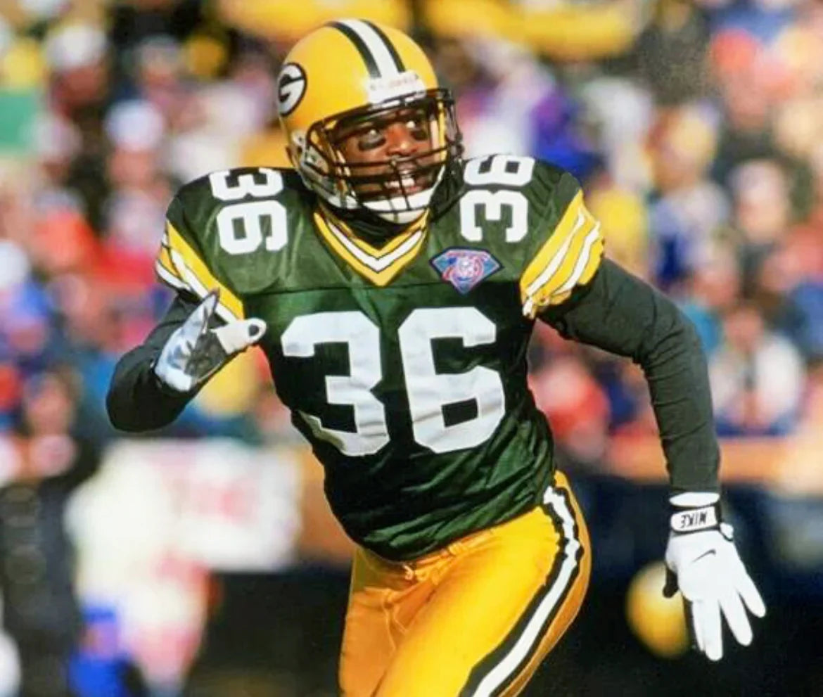 Leroy Butler Green Bay Packers 1994 NFL Mitchell & Ness Jersey product image 3, provided for visual reference and product