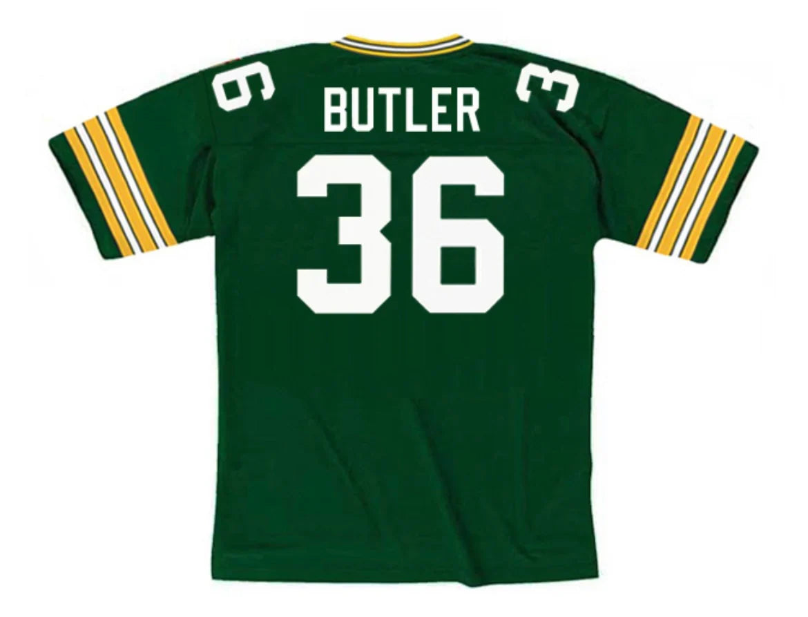 Leroy Butler Green Bay Packers 1994 NFL Mitchell & Ness Jersey product image 1, provided for visual reference and product