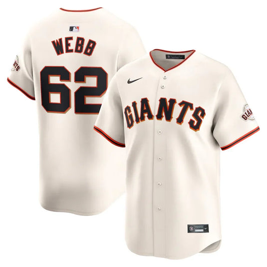 Logan Webb San Francisco Giants Official MLB Nike Jersey product image 1, provided for visual reference and product detail