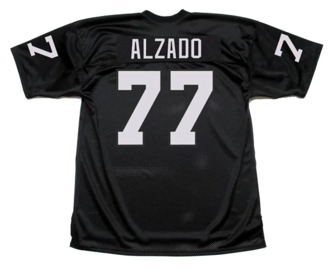 Lyle Alzado Los Angeles Raiders NFL Mitchell & Ness Jersey product image 1, provided for visual reference and product detail