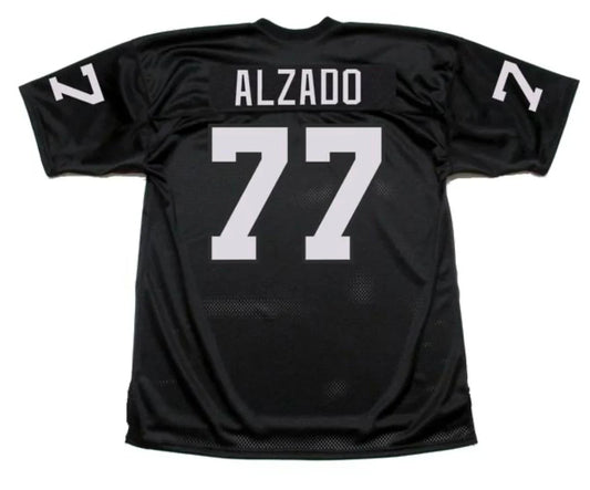 Lyle Alzado Los Angeles Raiders NFL Mitchell & Ness Jersey product image 1, provided for visual reference and product detail