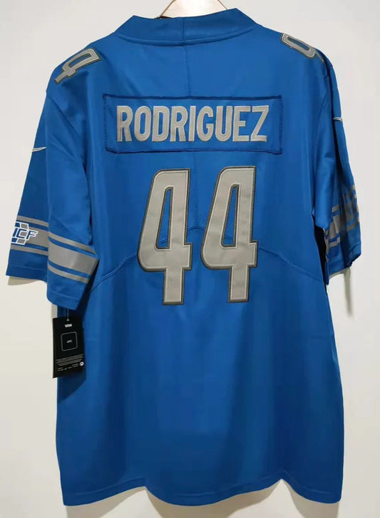 Malcolm Rodríguez Detroit Lions Official NFL Nike Jersey product image 1, provided for visual reference and product detail