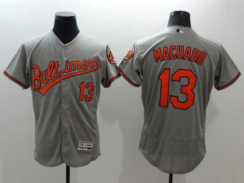 Manny Machado Baltimore Orioles jersey Majestic product image 1, provided for visual reference and product detail review