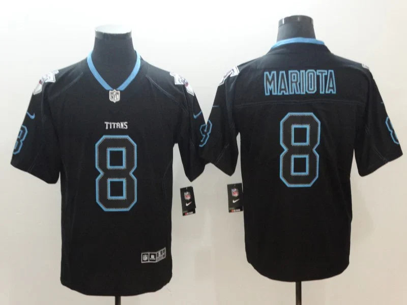 Marcus Mariota Tennessee Titans Official NFL Nike jersey product image 1, provided for visual reference and product detail