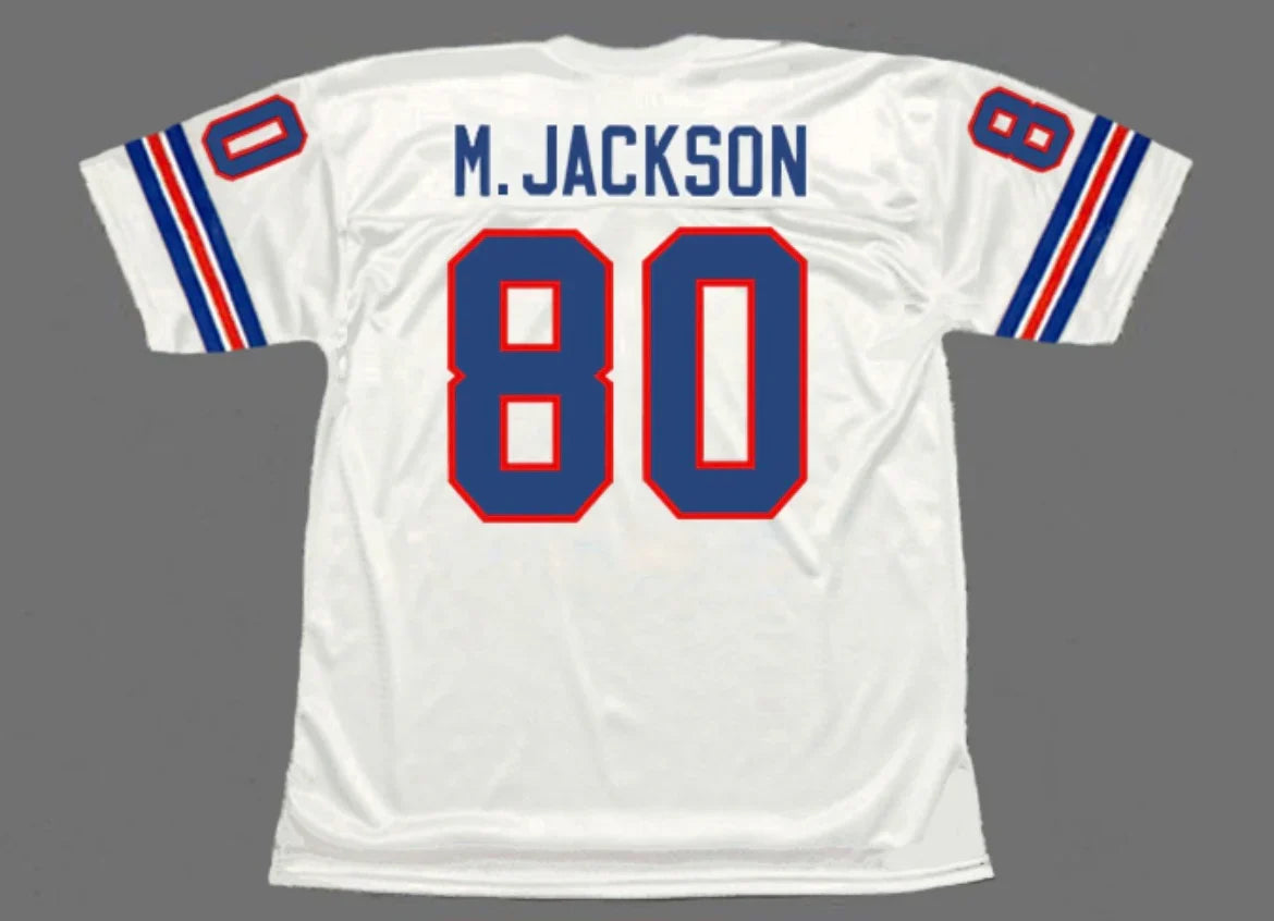 Mark Jackson Denver Broncos NFL Mitchell & Ness Jersey white product image 1, provided for visual reference and product