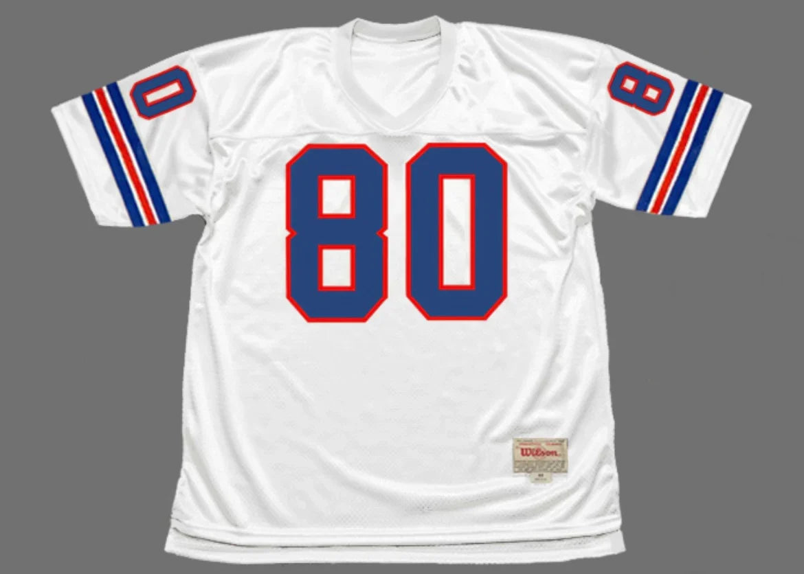 Mark Jackson Denver Broncos NFL Mitchell & Ness Jersey white product image 2, provided for visual reference and product