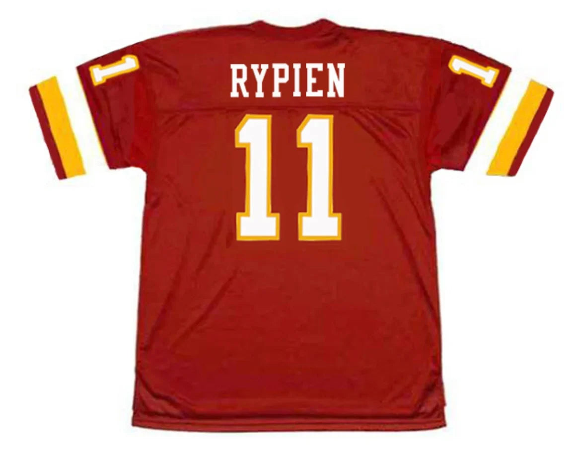 Mark Rypien Washington Redskins Commanders Official NFL Mitchell & Ness Jersey Red product image 1, provided for visual