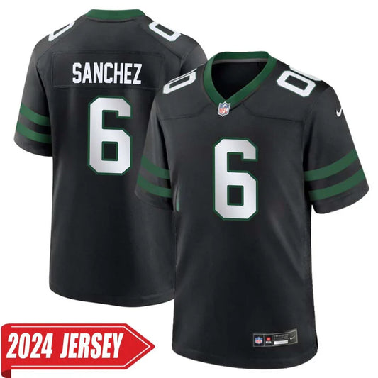 Mark Sanchez New York Jets Official NFL Nike Jersey Black product image 1, provided for visual reference and product detail