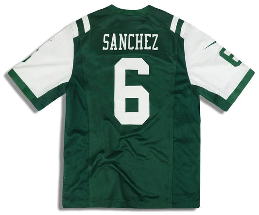 Mark Sanchez New York Jets Official NFL Nike Jersey product image 1, provided for visual reference and product detail review