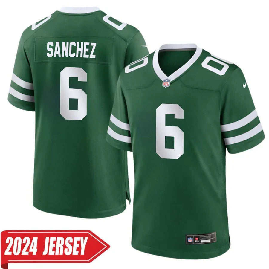 Mark Sanchez New York Jets Official NFL Nike Jersey Green product image 1, provided for visual reference and product detail
