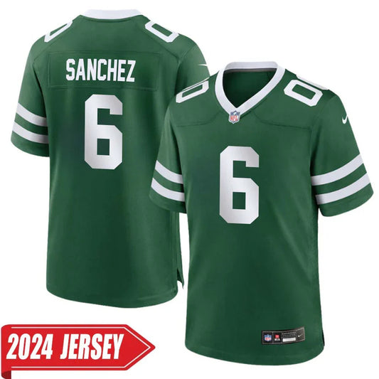Mark Sanchez New York Jets Official NFL Nike Jersey Green product image 1, provided for visual reference and product detail